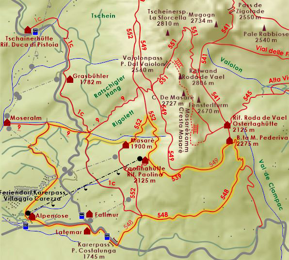 Wanderkarte